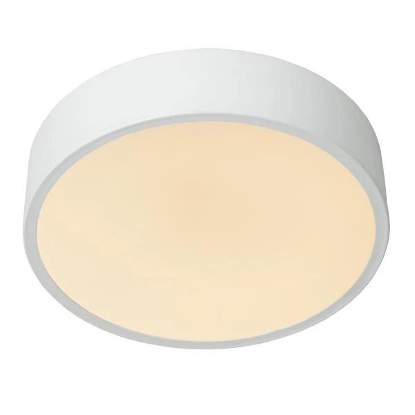 Lucide UNAR - Flush ceiling light - Ø 20 cm- LED 3 StepDim - 1x12W 2700K - White - detail 1